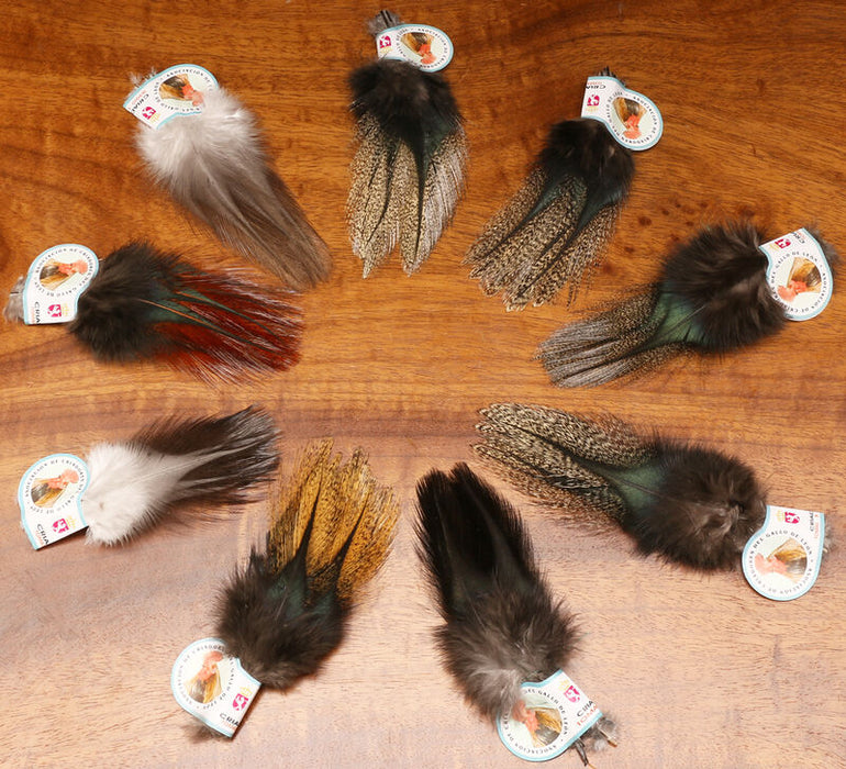 Hareline Coq De Leon Feathers (Assorted Colours)