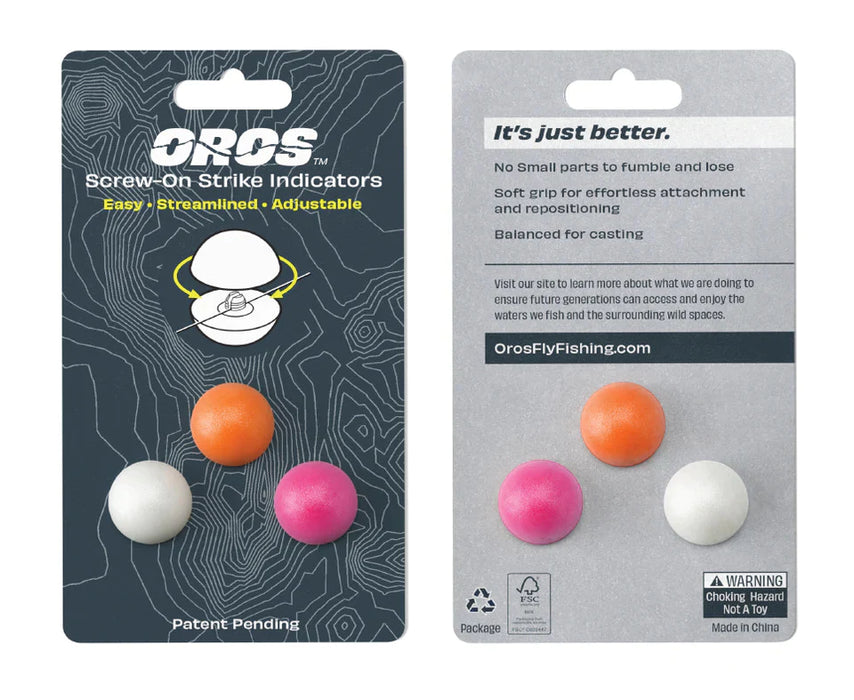 Oros Strike Indicator 3 Pack Colour Mix
