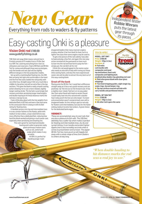 Vision Onki Fly Rods