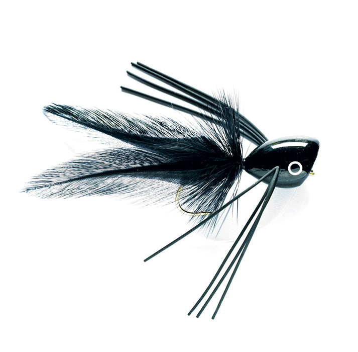 Bass Popper - Black #6