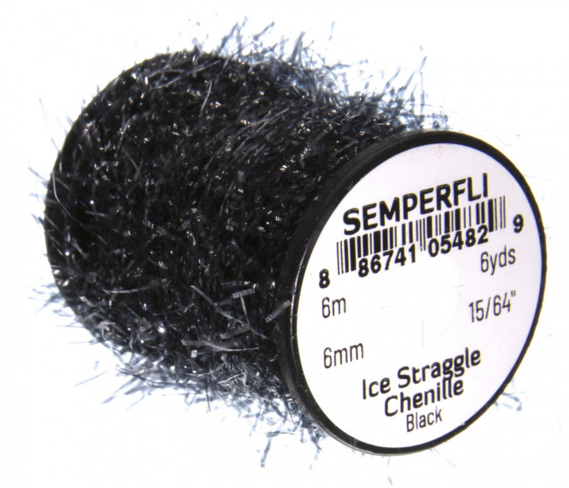 Semperfli Ice Straggle Chenille Black