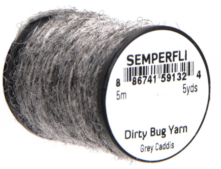 Semperfli Dirty Bug Yarn Grey Caddis