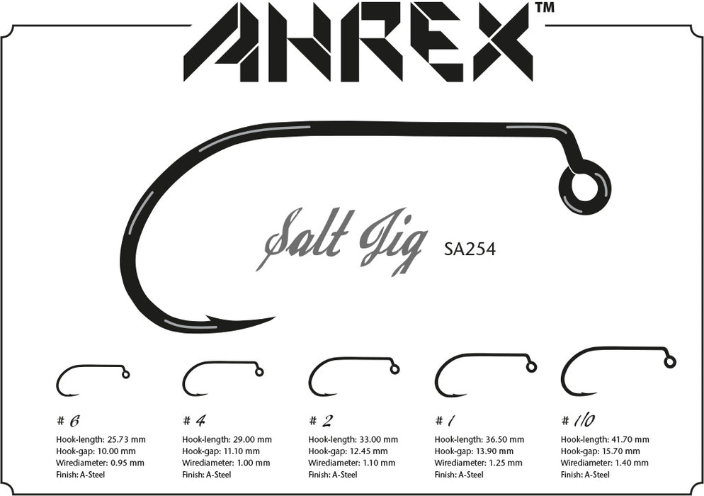 Ahrex SA254 Salt Jig hook - The Flyfisher