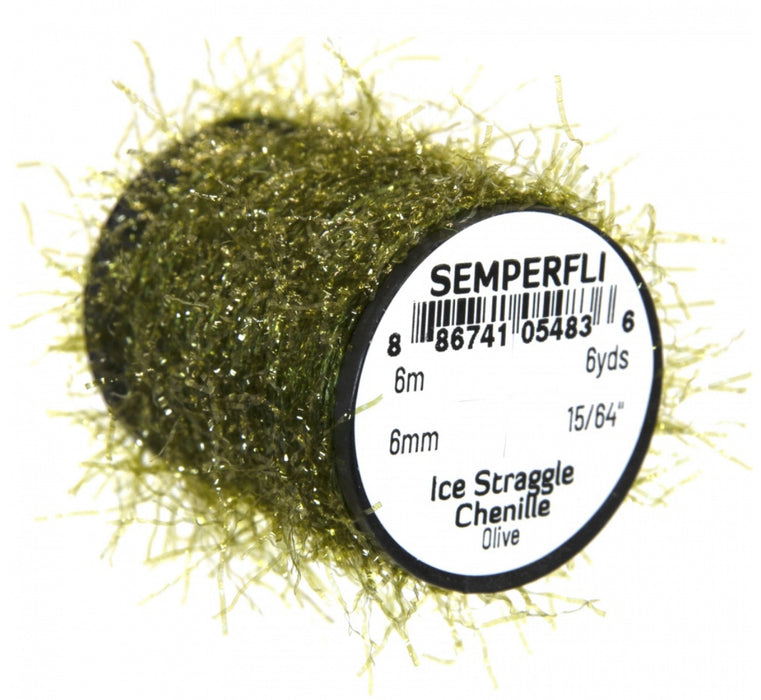 Semperfli Ice Straggle Chenille Olive