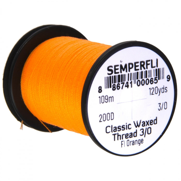Semperfli Classic Waxed Thread Orange