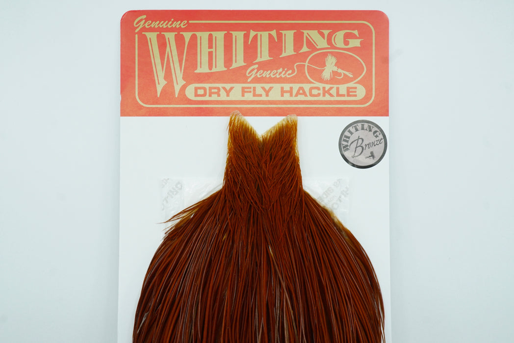 Whiting Bronze Dry Fly Cape Brown