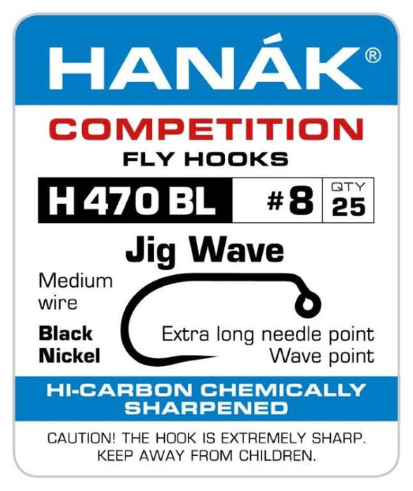 Hanak H 470 BL Nymph Fly Hooks