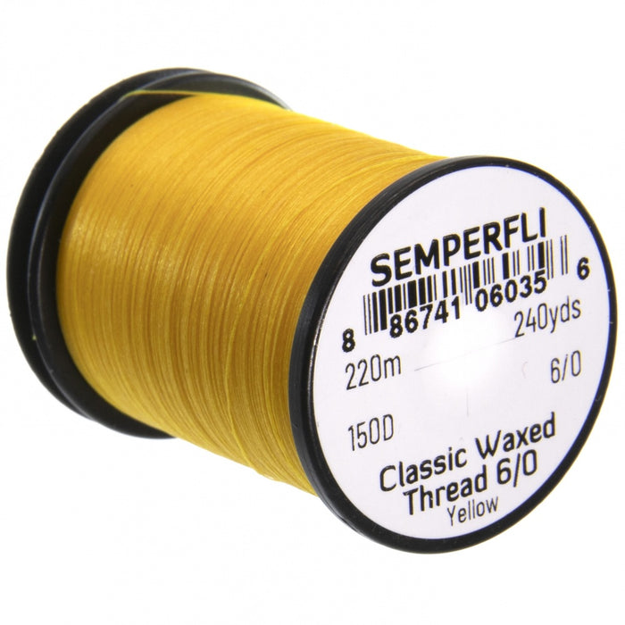 Semperfli Classic Waxed Thread Yellow