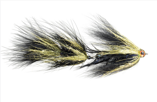 Mongrel Meat black articulated streamer