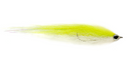 Daz's Bendback Chartreuse & White 2/0