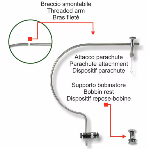Stonfo Stainless-Steel Parachute Support Attachment