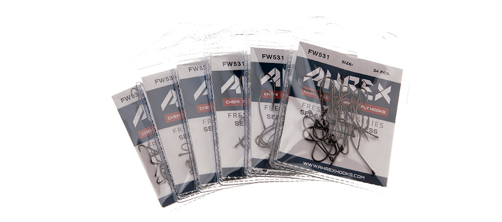 Ahrex FW531 - Sedge Dry Barbless Fly Hooks