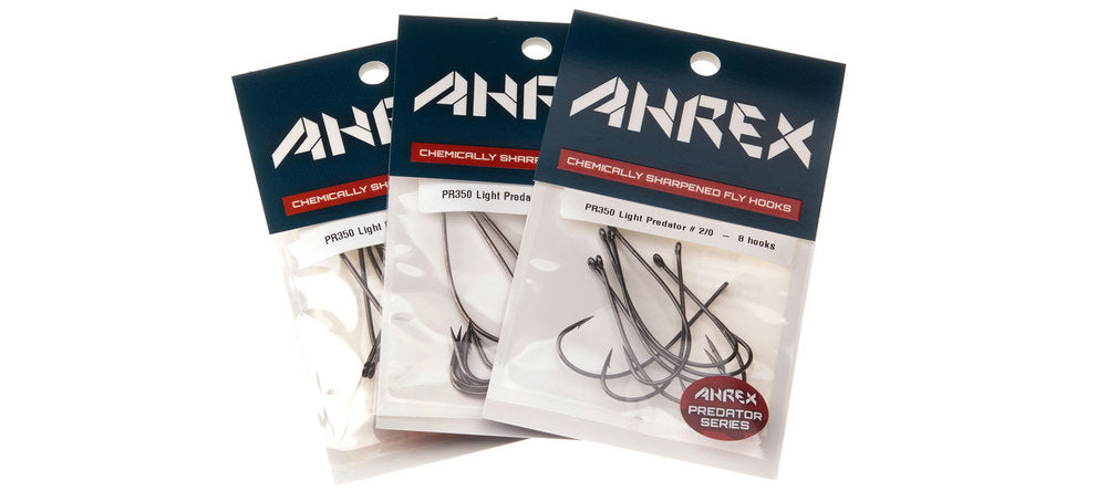 Ahrex PR350 - Light Predator Barbed Fly Hooks