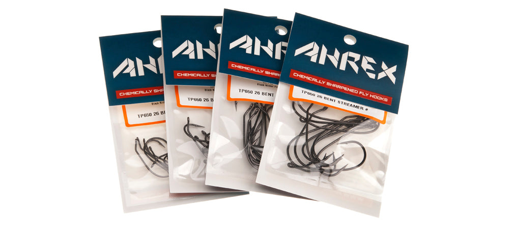 Ahrex TP650 - 26 Degree Bent Streamer Fly Hooks