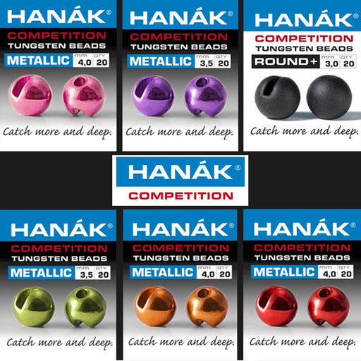 Hanak Slotted Tungsten Beads