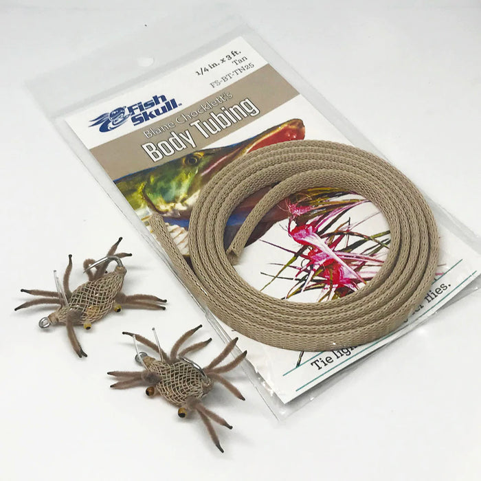 1/4 Inch Fish Skull Chocklett's Body Tubing - The Flyfisher