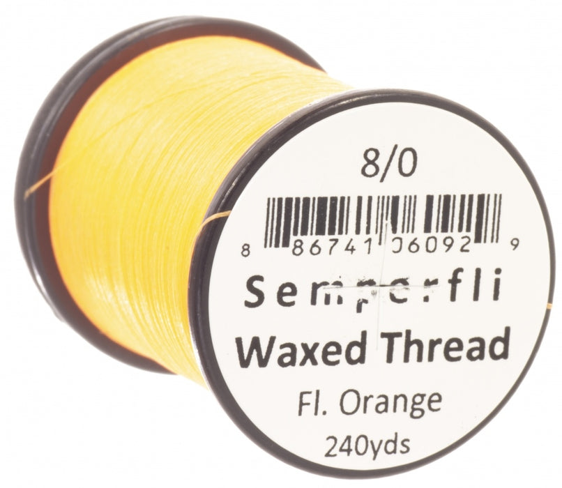 Semperfli Classic Waxed Thread 8/0 Orange