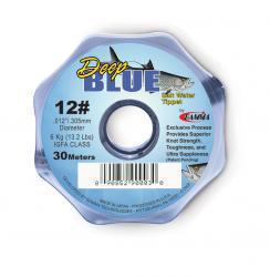 Deep Blue Frog Hair Salt Water Tippet Material