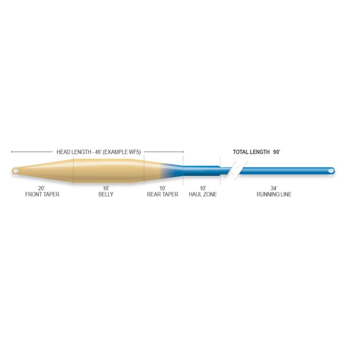 Airflo SuperFlo Tactical Taper Ridge 2.0 Size Guide