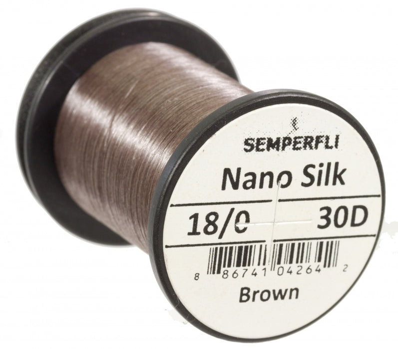 Semperfli Nano Silk Ultra Thread 30D Brown