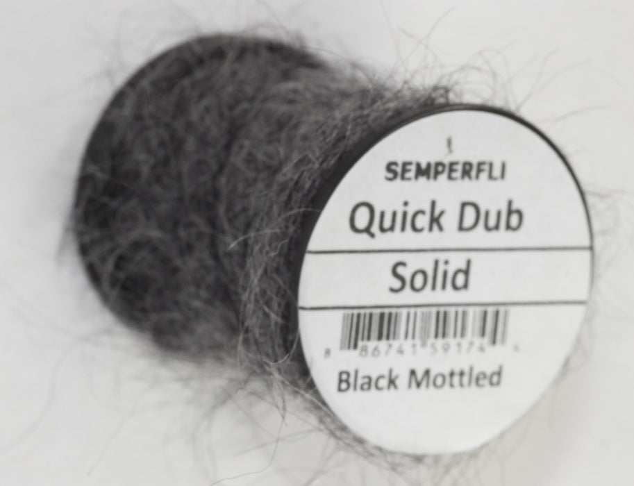 Semperfli Quick Dub (Solid) Black Mottled