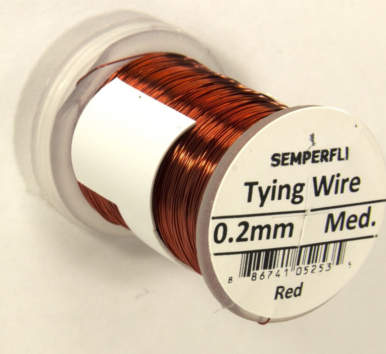 Semperfli Tying Wire - 0.2mm Red