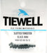 Tiewell Slotted Tungsten Beads Black