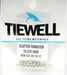 Tiewell Slotted Tungsten Beads Silver